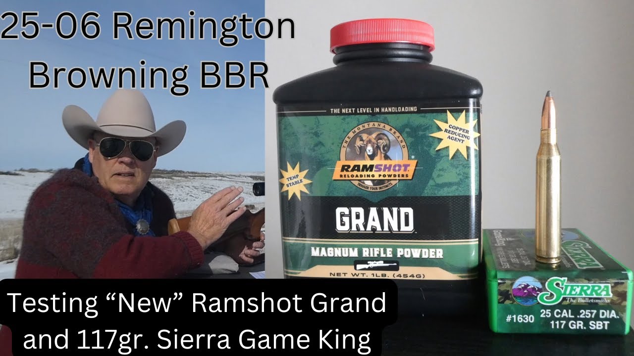 25-06 Remington Testing the 117gr  Sierra GK with 