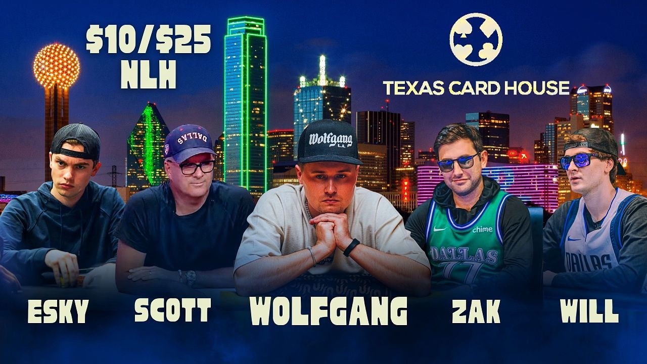 LIVE POKER | $10/$25 No Limit Hold'em Cash Game | TCHLIVE Dallas
