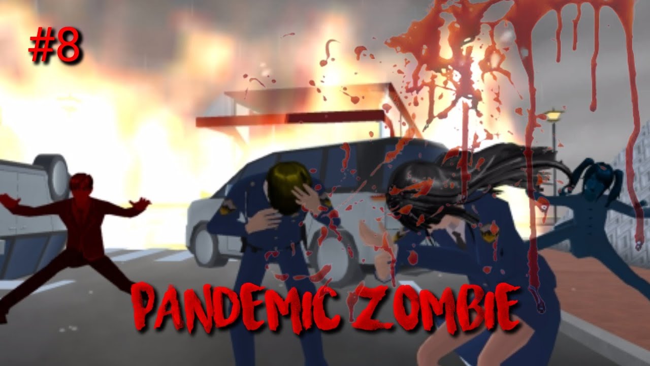 PANDEMIC ZOMBIE - SAKURA SCHOOL SIMULATOR [FILM PART 8] // ENG SUB// SUBTITLE INDONESIA #Zombie #SSS