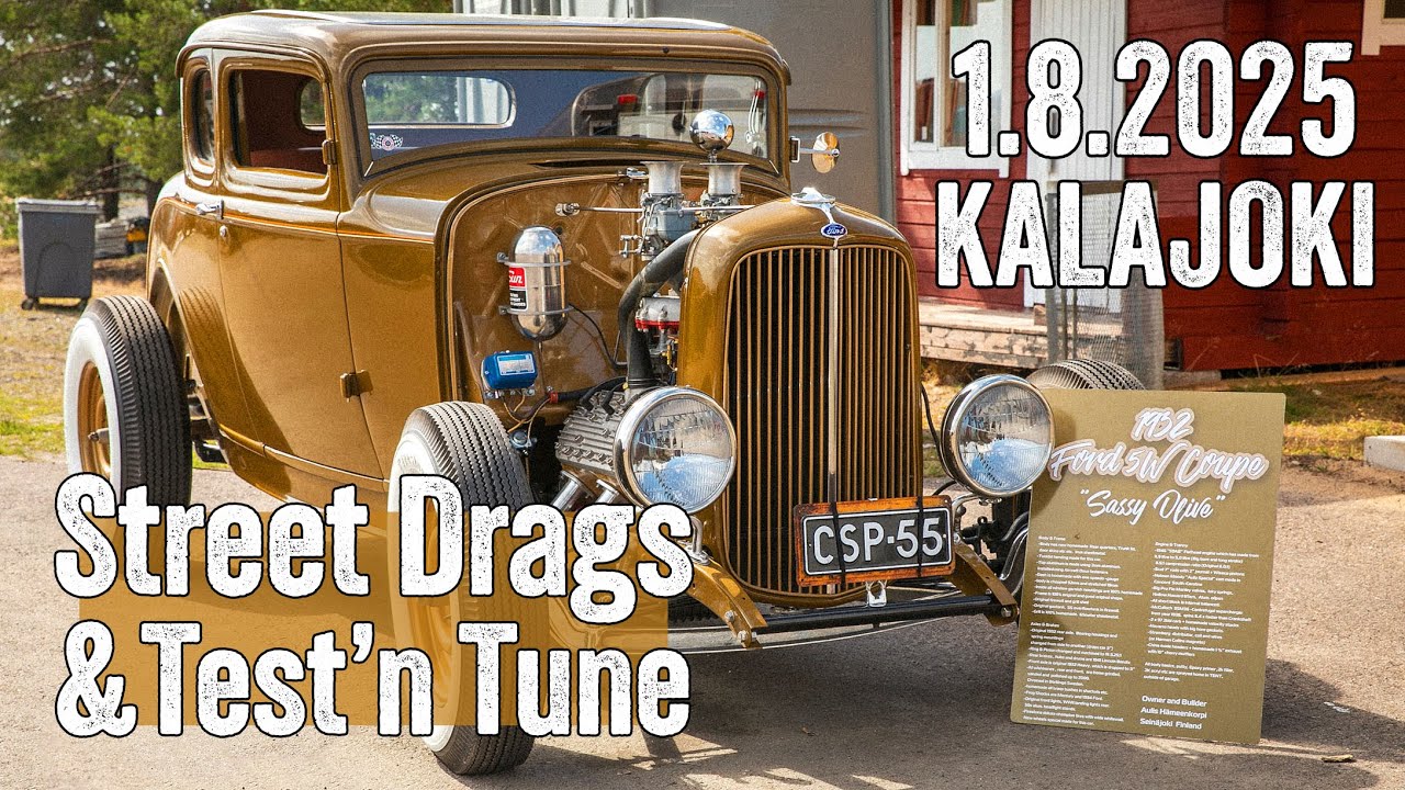 Street Drags & Test’n Tune 1.8.2025 Kalajoki