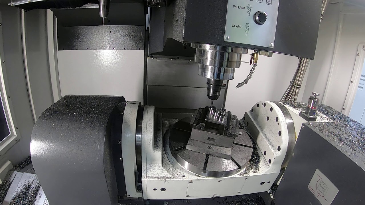 TTG Tongtai 5 axis machine CT-350 demo part