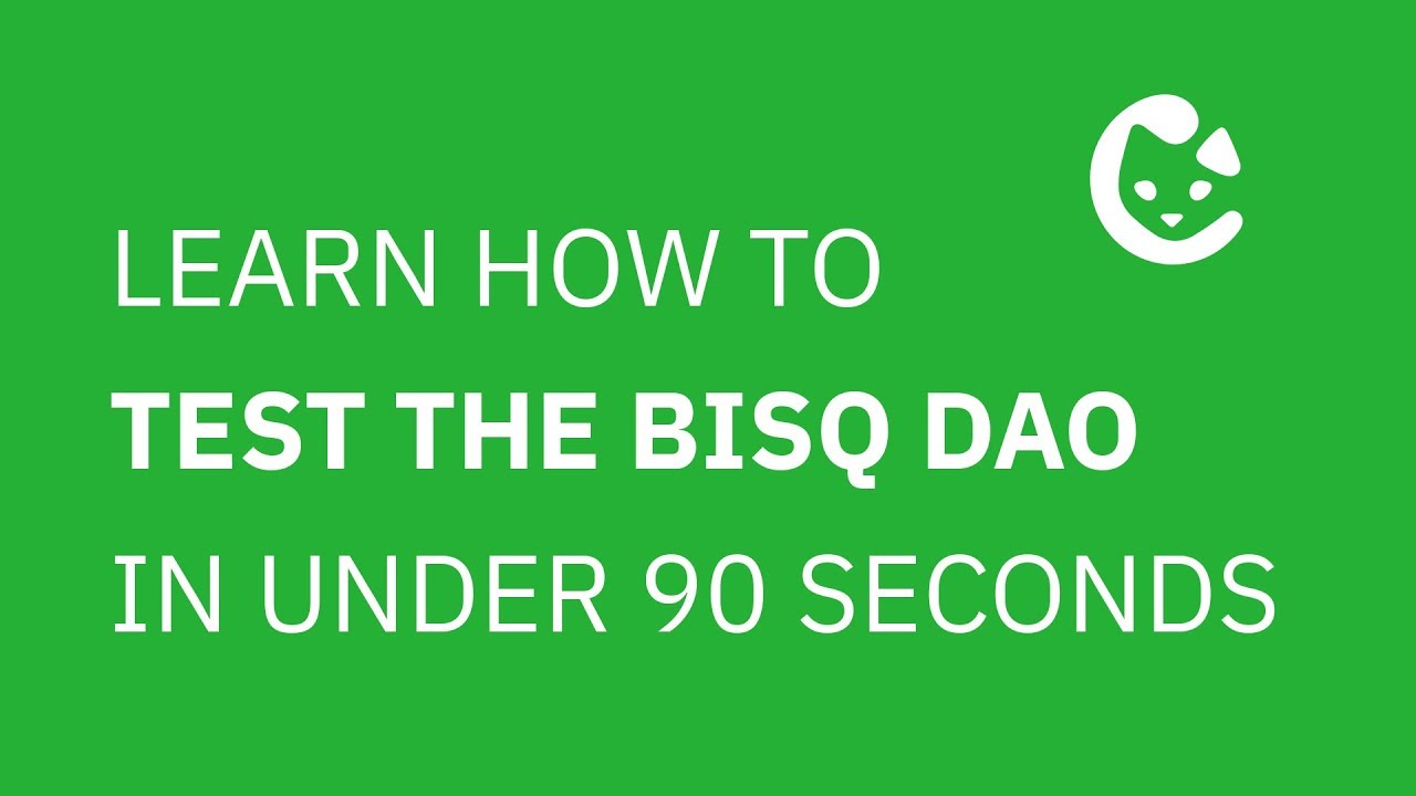 How to Test the Bisq DAO in 90 Seconds