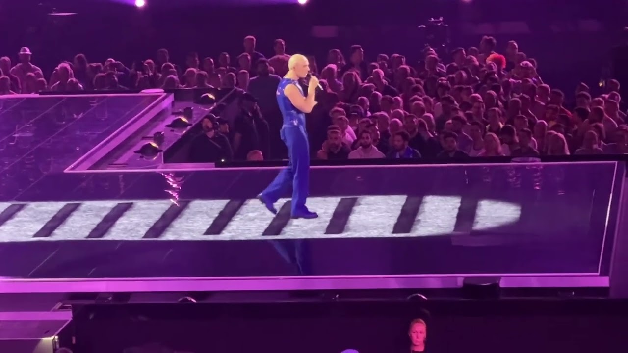 Latvia 🇱🇻 Dons singing Hollow live at Malmö Arena - Eurovision 2024