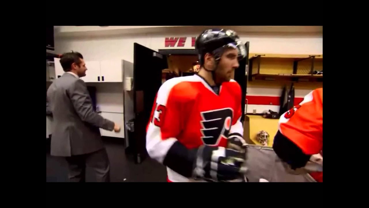 Philadelphia Flyers celebrate win on Mack Miller's song in locker room