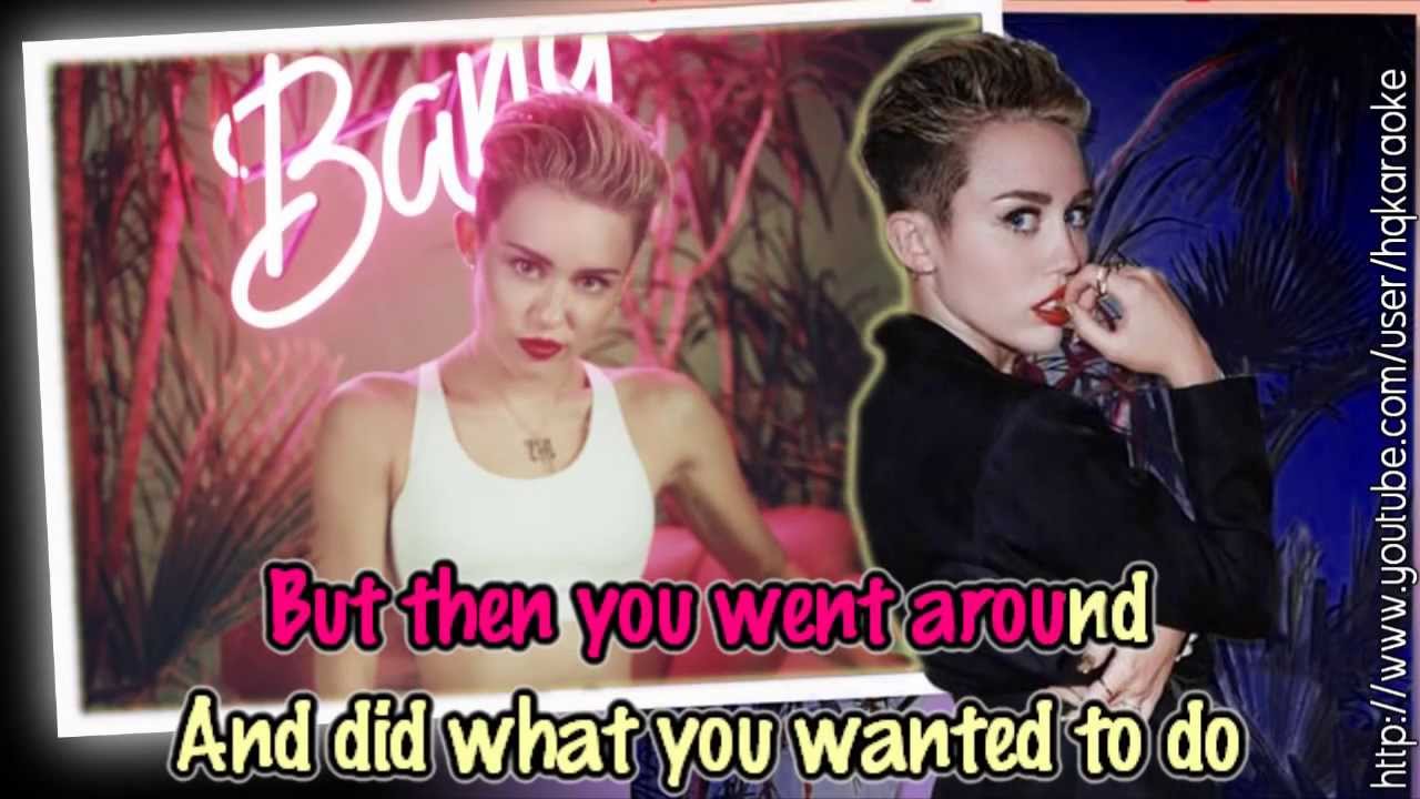 Miley Cyrus - FU (ft. French Montana) [Karaoke / Instrumental]