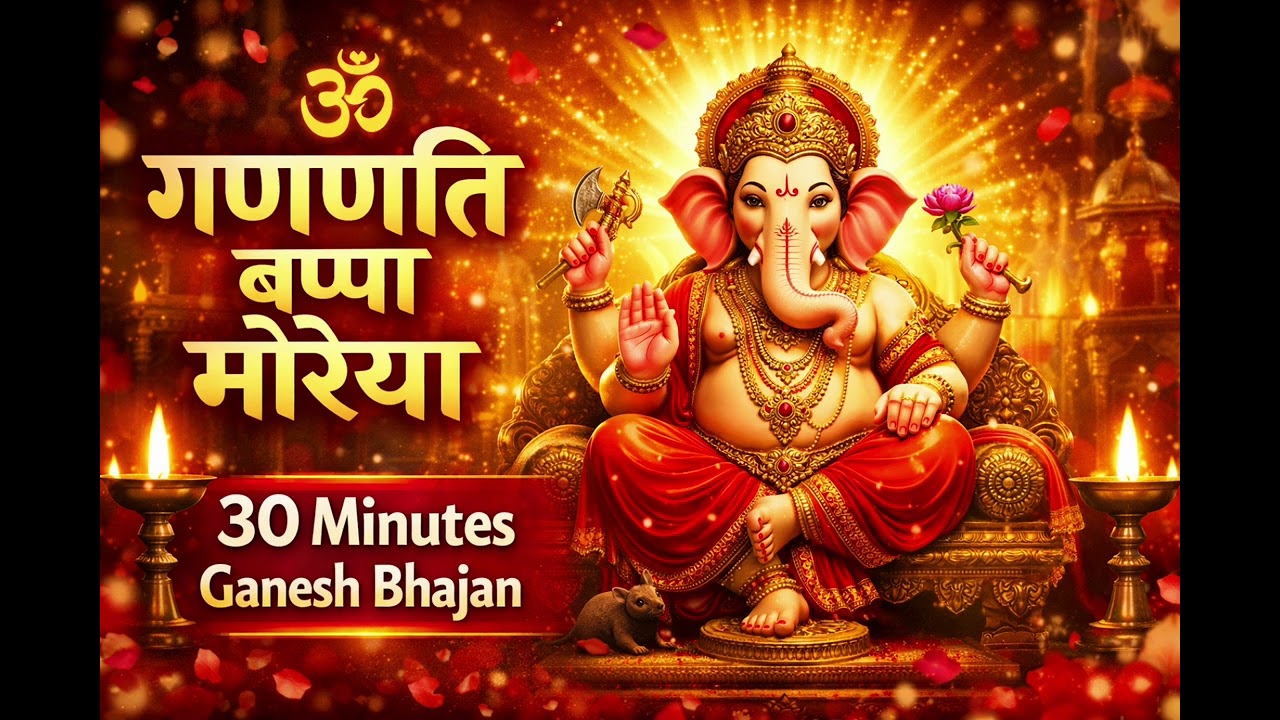 गणपति बप्पा मोरया | 04 मिनट का शक्तिशाली गणेश भजन | Ganesh Bhajan 4 Minutes #🎵 #bhakti song #🙏🙏🙏🙏🙏🙏