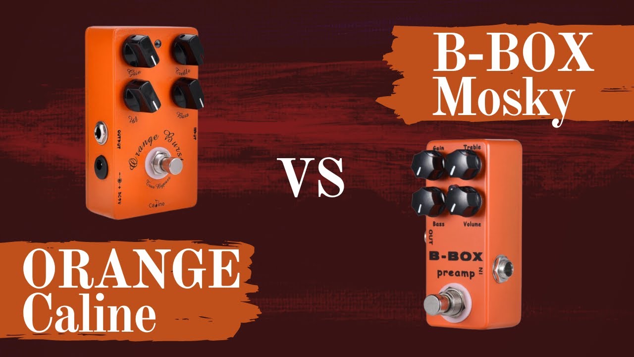 Pedal Orange Burst Caline VS B-Box Mosky