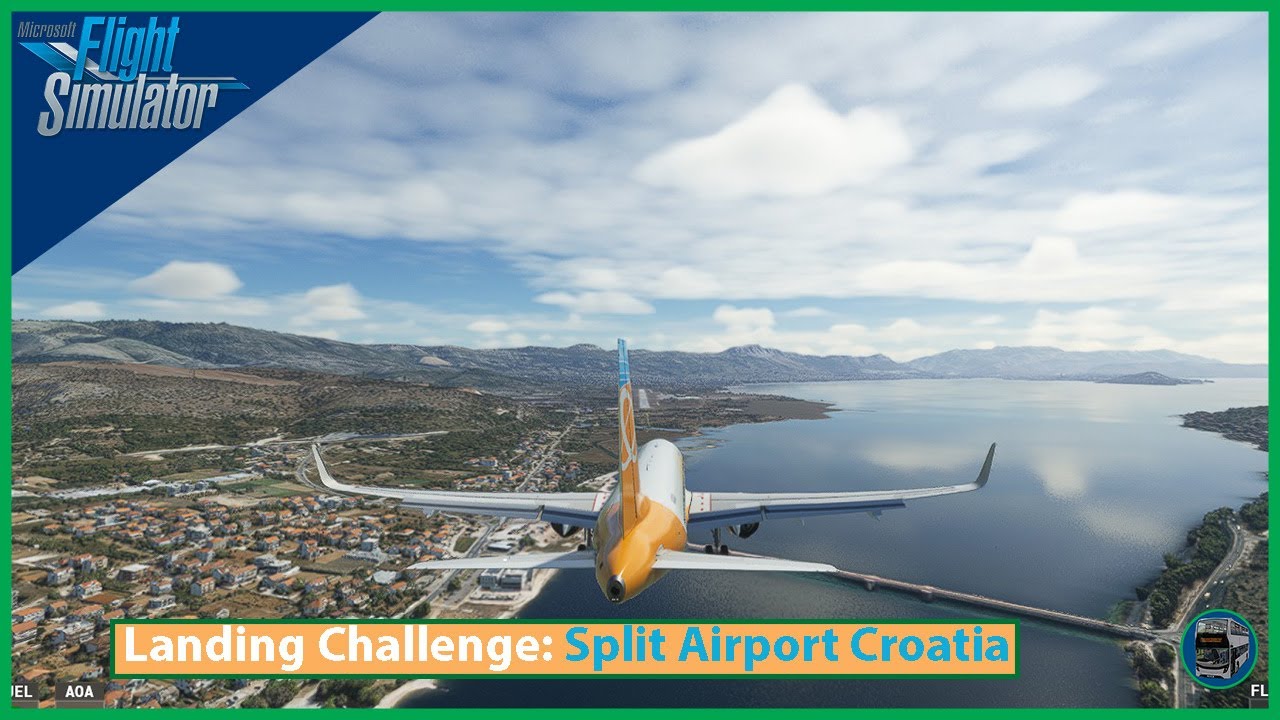 Microsoft Flight Simulator: Split Croatia Landing Challenge | Airbus A320 Neo