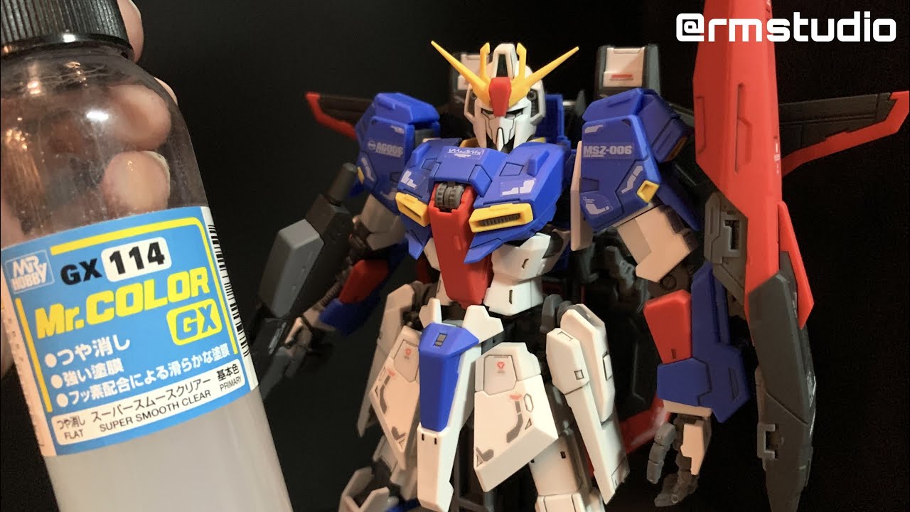 Thinning and Testing Mr.Hobby GX114 Super smooth clear flat topcoat