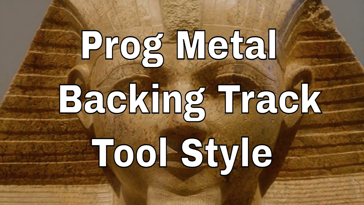 Prog Metal Backing Track, Tool Style, E Phrygian major/dominant scale