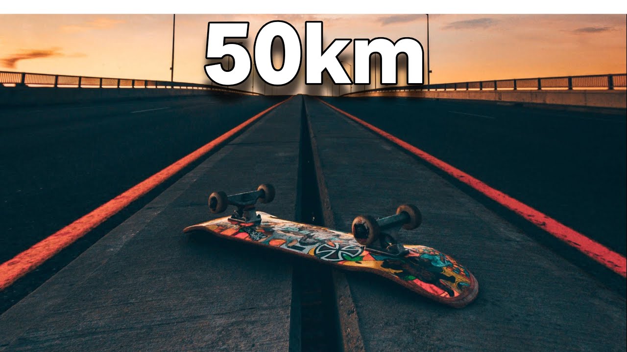 24시간동안 스케이트보드로 50km 가면 생기는 일