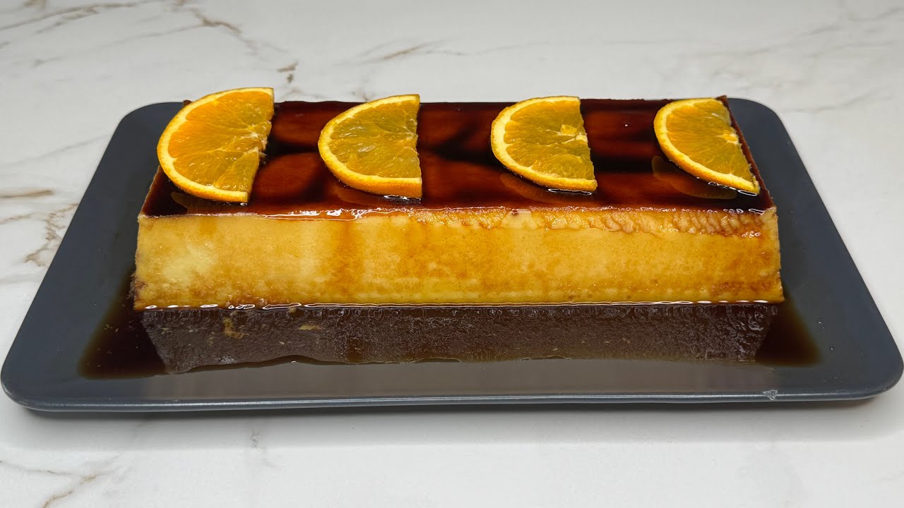 FLAN DE NARANJA. LO HAS PROBADO? MUY FÁCIL DE HACER Y ES UNA DELICIA.