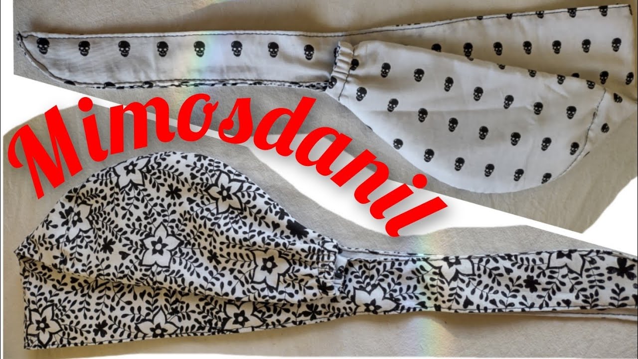 Touca Dupla Face Cirúrgica ou Masculina ou de Cozinheiro Super Fácil de Fazer 