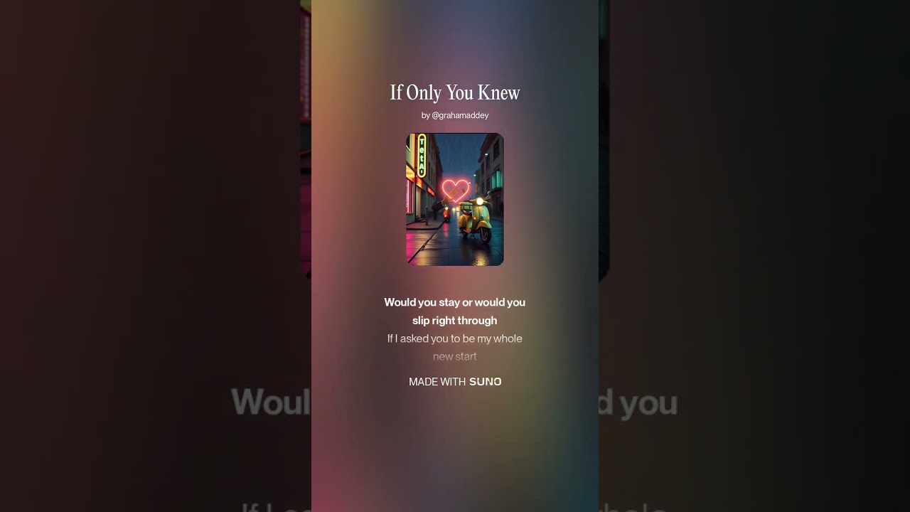 If Only You Knew