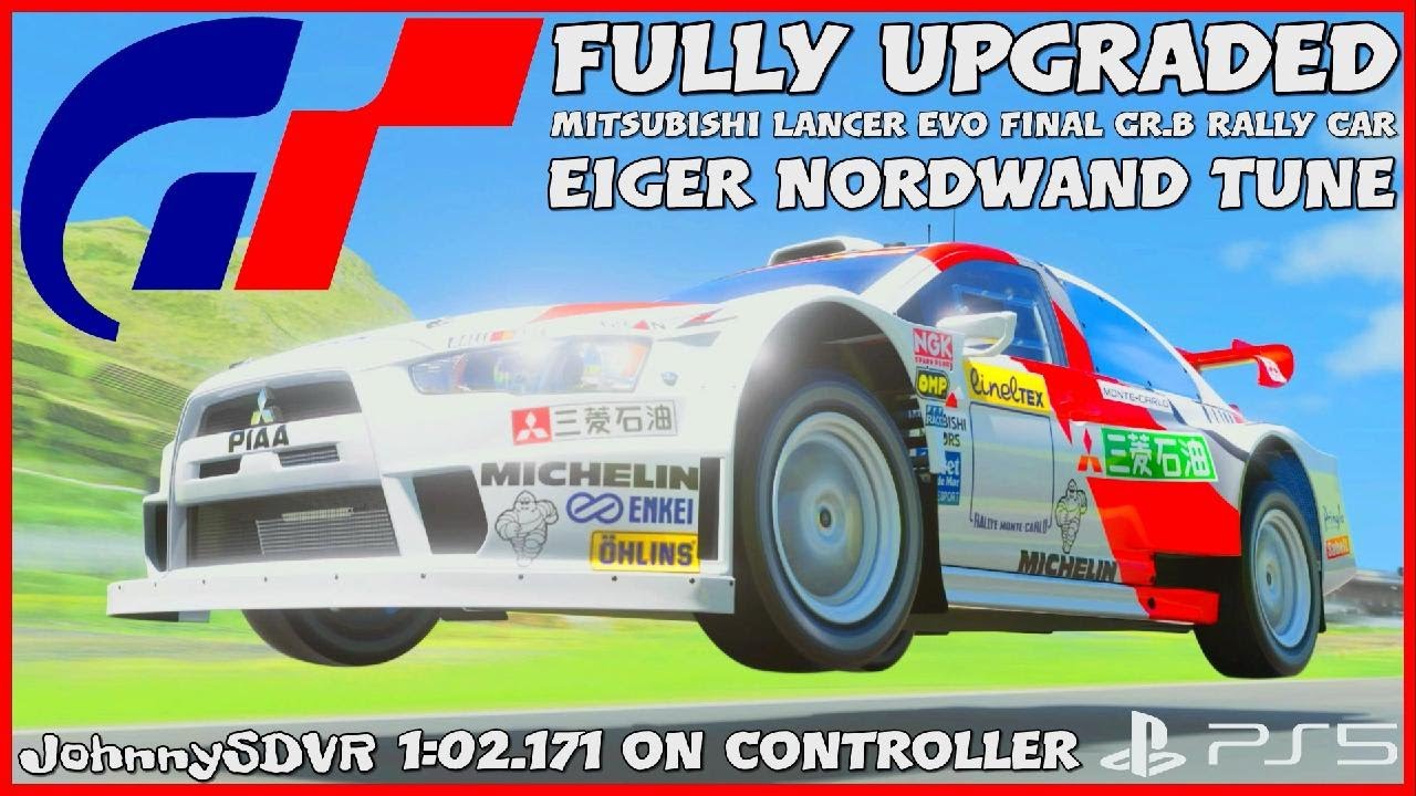 GT7 - Mitsubishi Lancer Final Gr.B Rally Car Pro Tune | Eiger Nordwand Setup | Gran Turismo 7