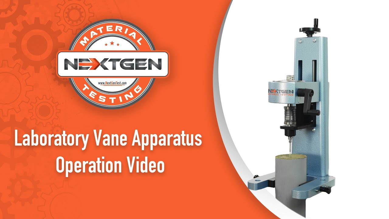 Operation Video of the Vane Shear Apparatus for Soil Shear Strength Testing | NextGen