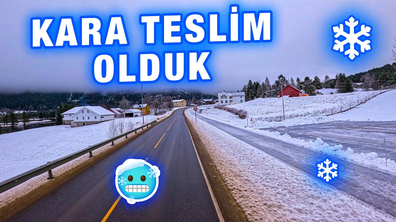 KIŞA HIZLI GİRİŞ YAPTIK / NORVEÇ İÇİ ÖZEL TESLİMAT YAPTIM!