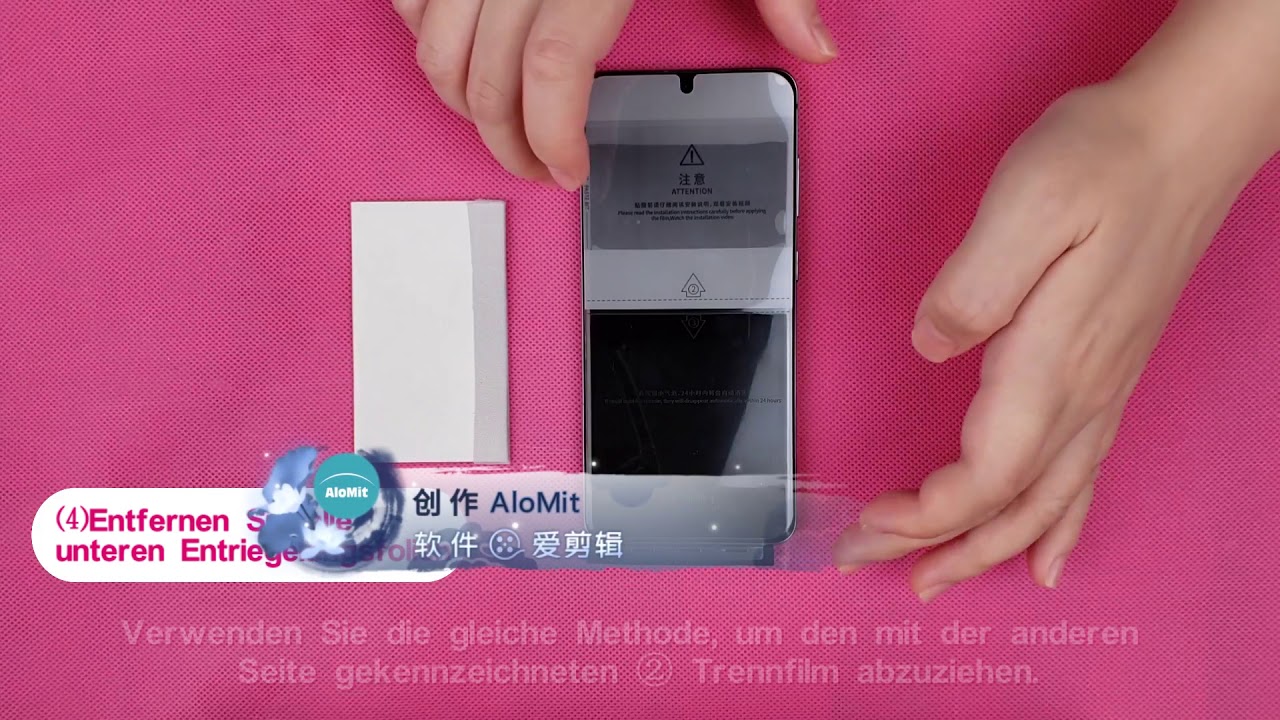 galaxy s20 schutzfolie Videoinstallation 20200520