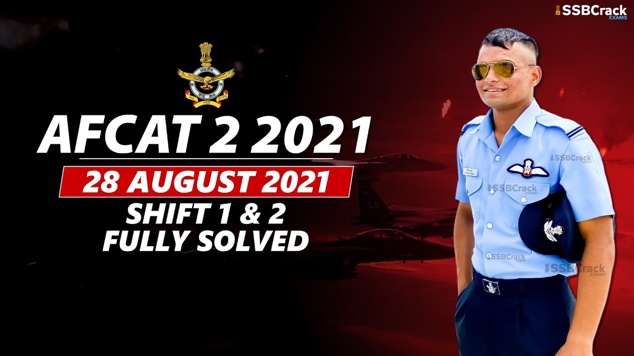 AFCAT 2 2021 Answer Keys 28 August 2021 - Shift 1 & 2 [Fully Solved]