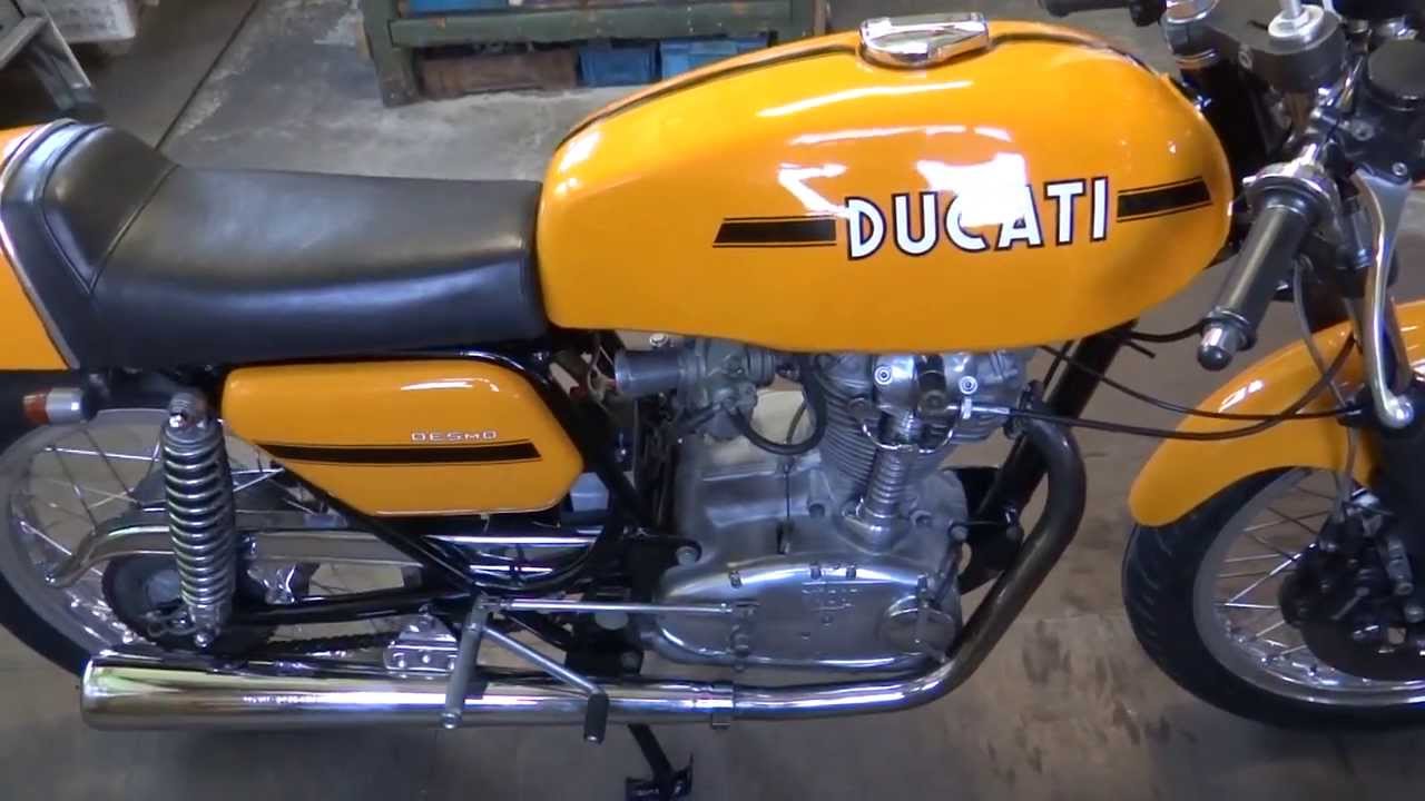 1974　DUCATI　イエローデスモ　350DESMO　Kick START