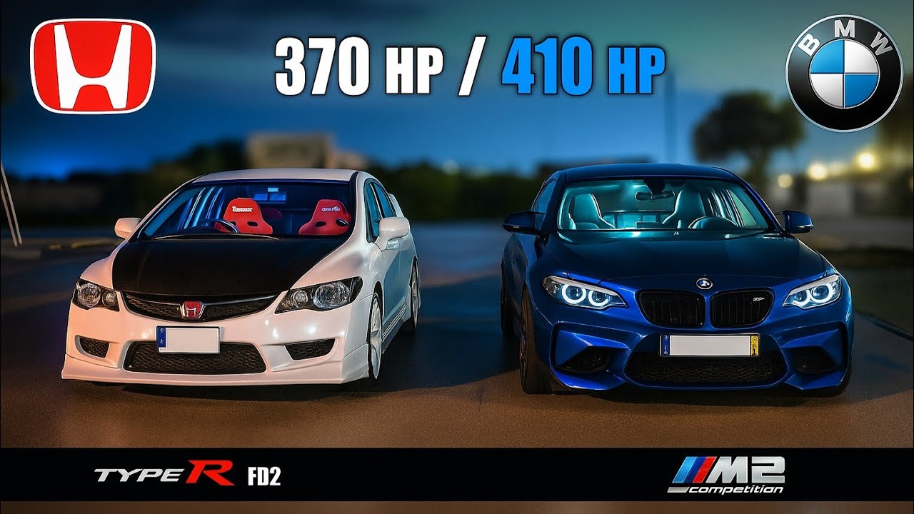 Honda Civic Type R FD2 🆚 BMW ///M2 Competition 🏁