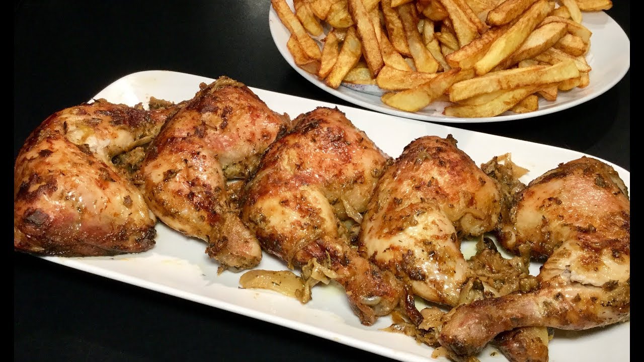 LES CUISSES DE POULET À LA MOUTARDE