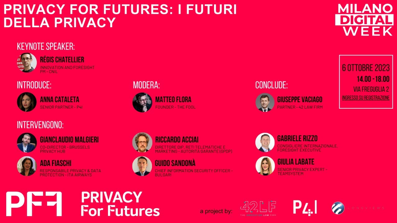 Privacy for Futures: i futuri della privacy