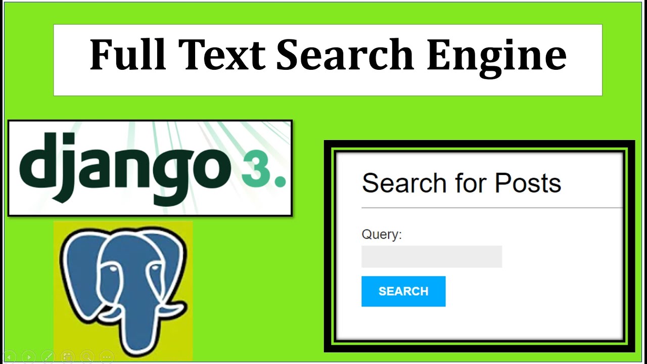 How To Create Search bar In Django3 | Search Particular Post In Blog