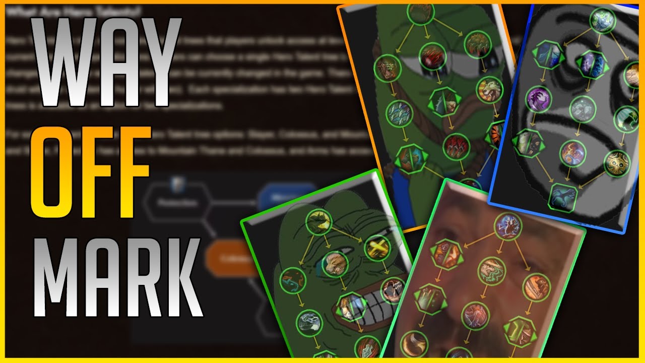 The 4 WORST Hero Talent Trees Revealed By Blizzard