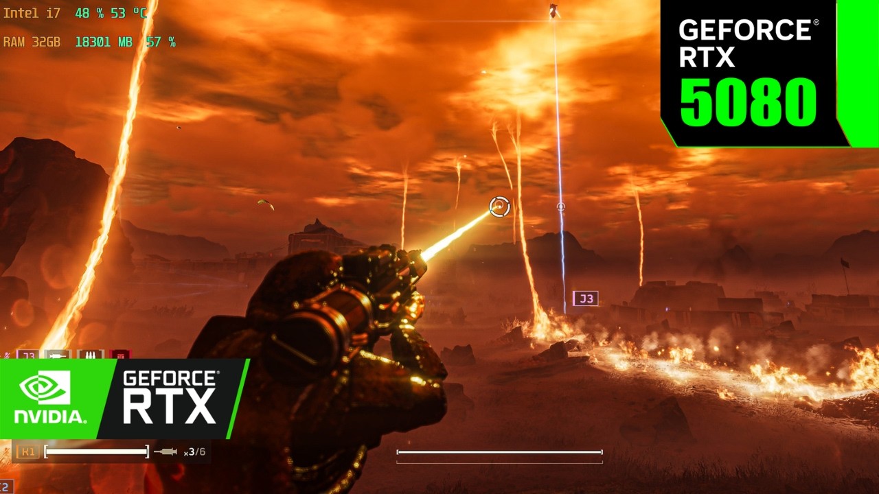 RTX 5080 | HELLDIVERS 2 ILLUMINATE SHIPS! (ULTRA QUALITY PRESET) 4K 32 GB