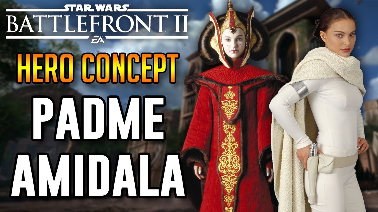 Padme Amidala Hero Concept! Abilities, Star Cards, Emotes & More! Star Wars Battlefront 2