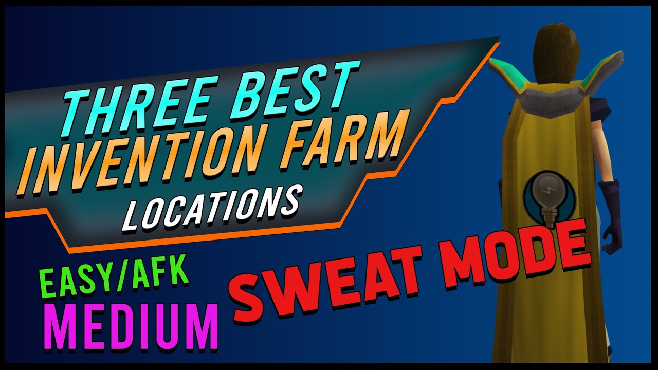 3 Best Invention Xp Farming Locations Runescape 3