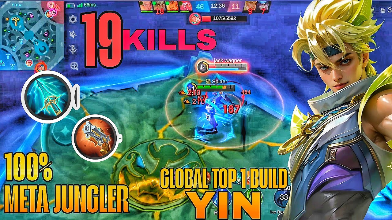 THIS YIN BUILD IS BROKEN! 19 KILLS RANKED GAME ~ MLBB