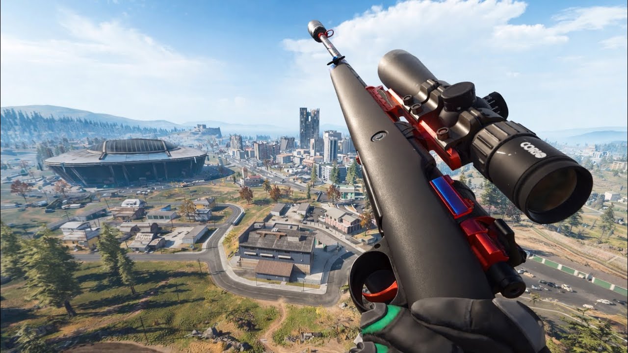 KAR98K Sniper Warzone 32-1 Quad Gameplay