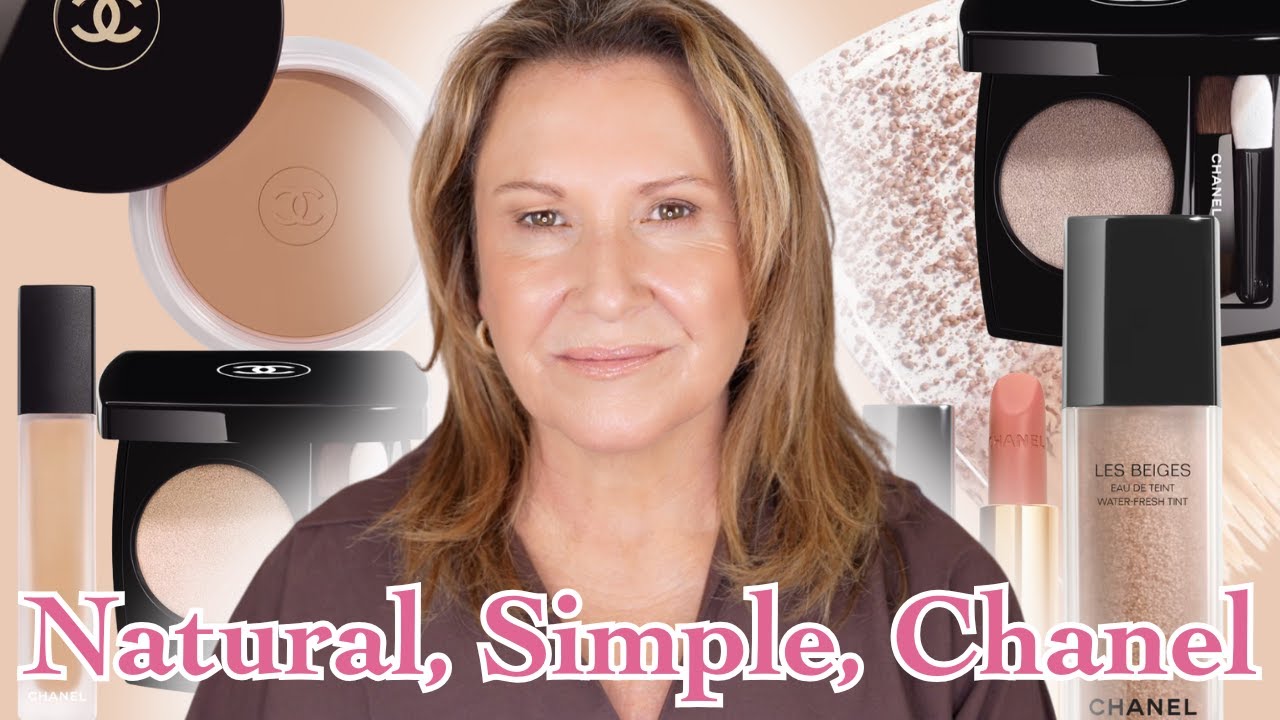 Нанесение макияжа на все лицо от Chanel для минималистичного, легкого и естественного образа.