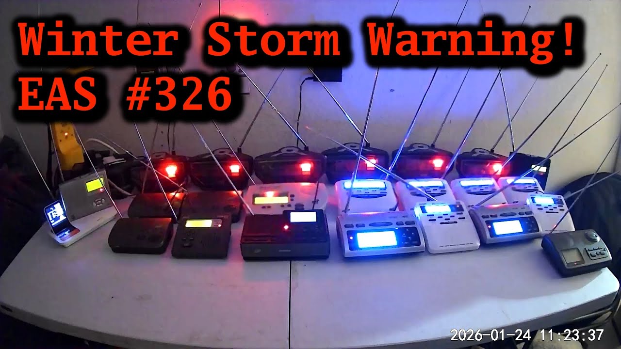 Winter Storm Warning! (EAS #326) 01/24/2026 WXL51