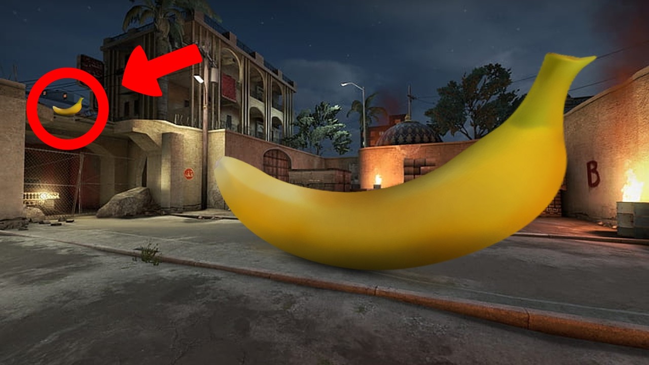There is a BIG Banana on B Site... [CSGO]