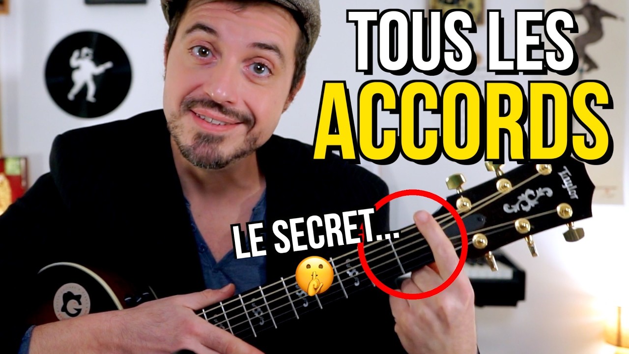 Le secret des accords majeurs et mineurs à la guitare 🎸