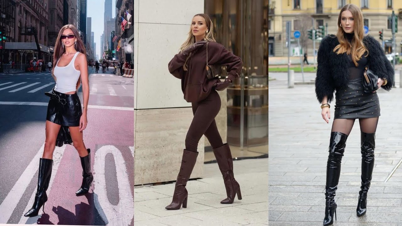 Premium Leather Long High Heel Boots – Chic, Stylish and Perfect for Every Outfit