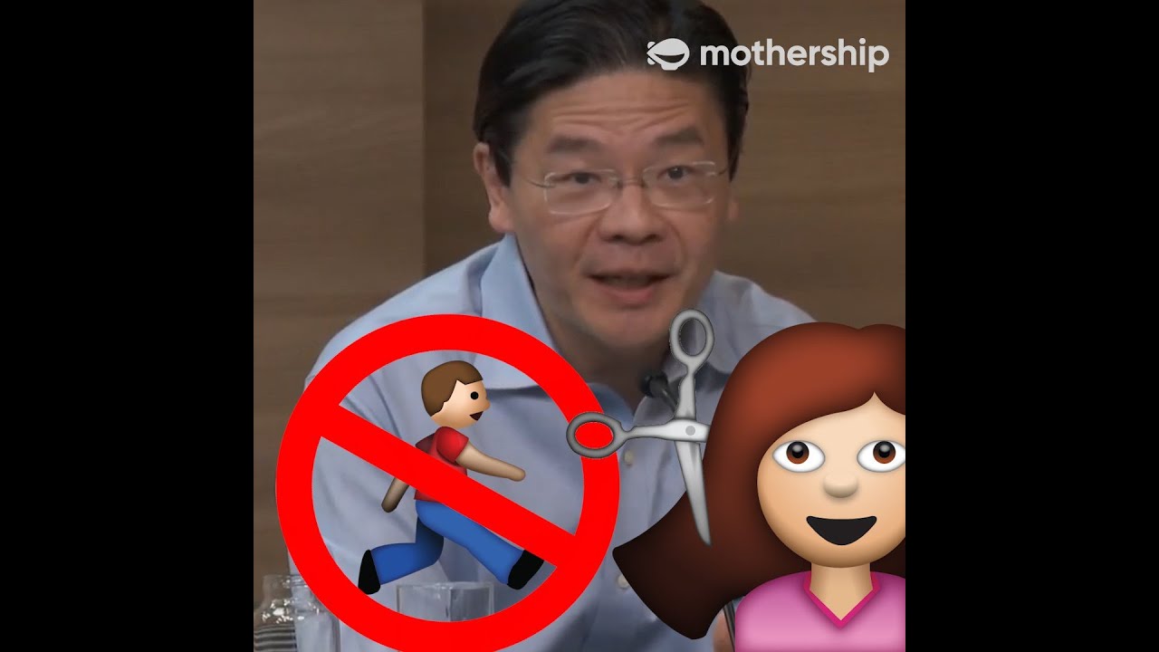 Minister Lawrence Wong: My hair was cut by my wife at home