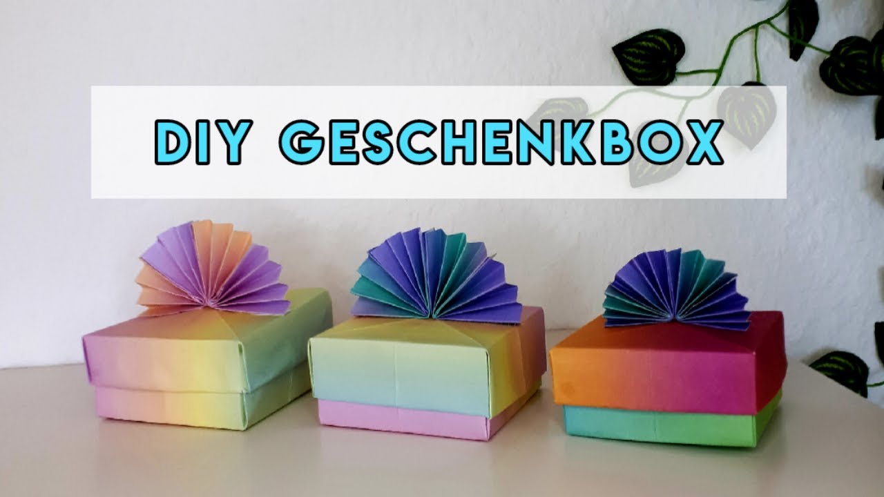 DIY Geschenkbox | Schnell und einfach kleine Schachteln basteln | Basteln mit Papier | Ronja Ready