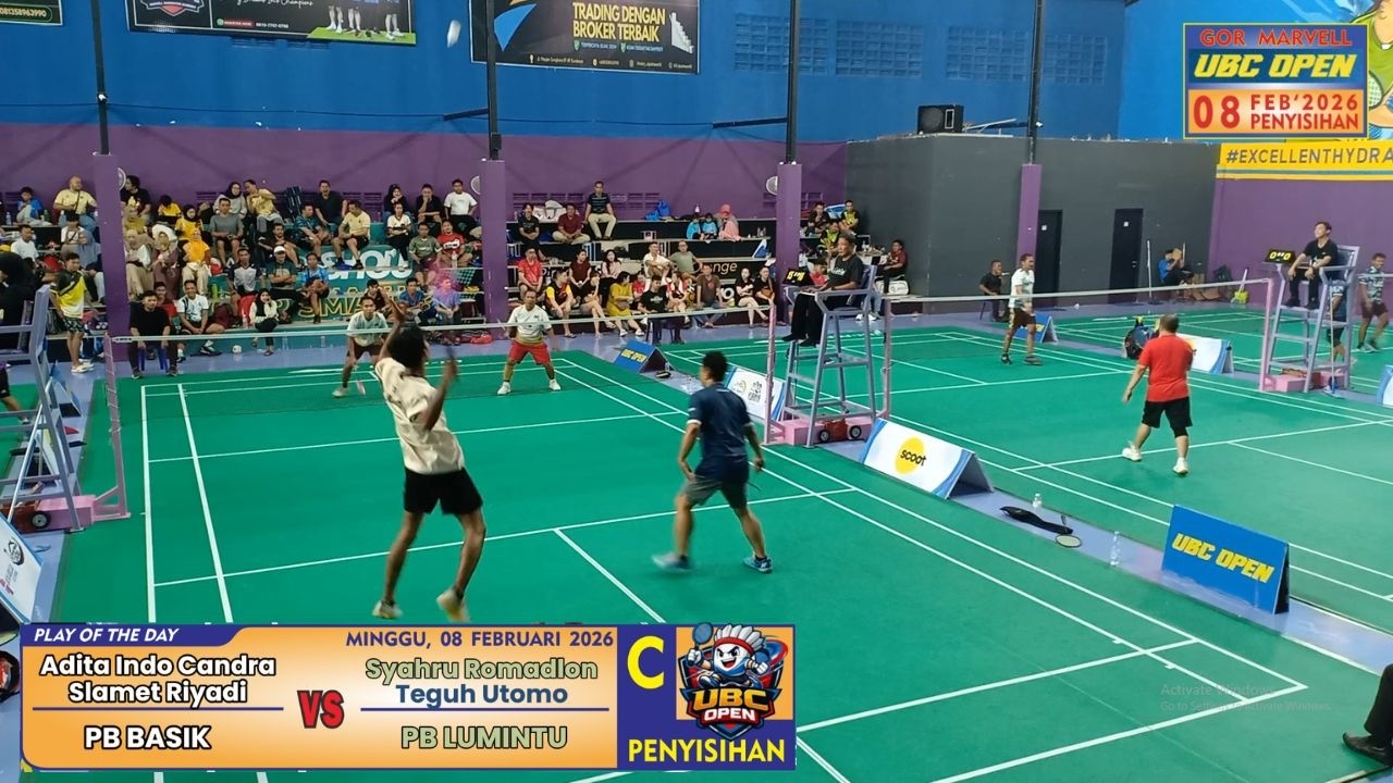 UBC OPEN 2026 SEASON 1 CLASS C | ADITA + SLAMET ( PB BASIK) VS SYAHRU + TEGUH (LUMINTU)