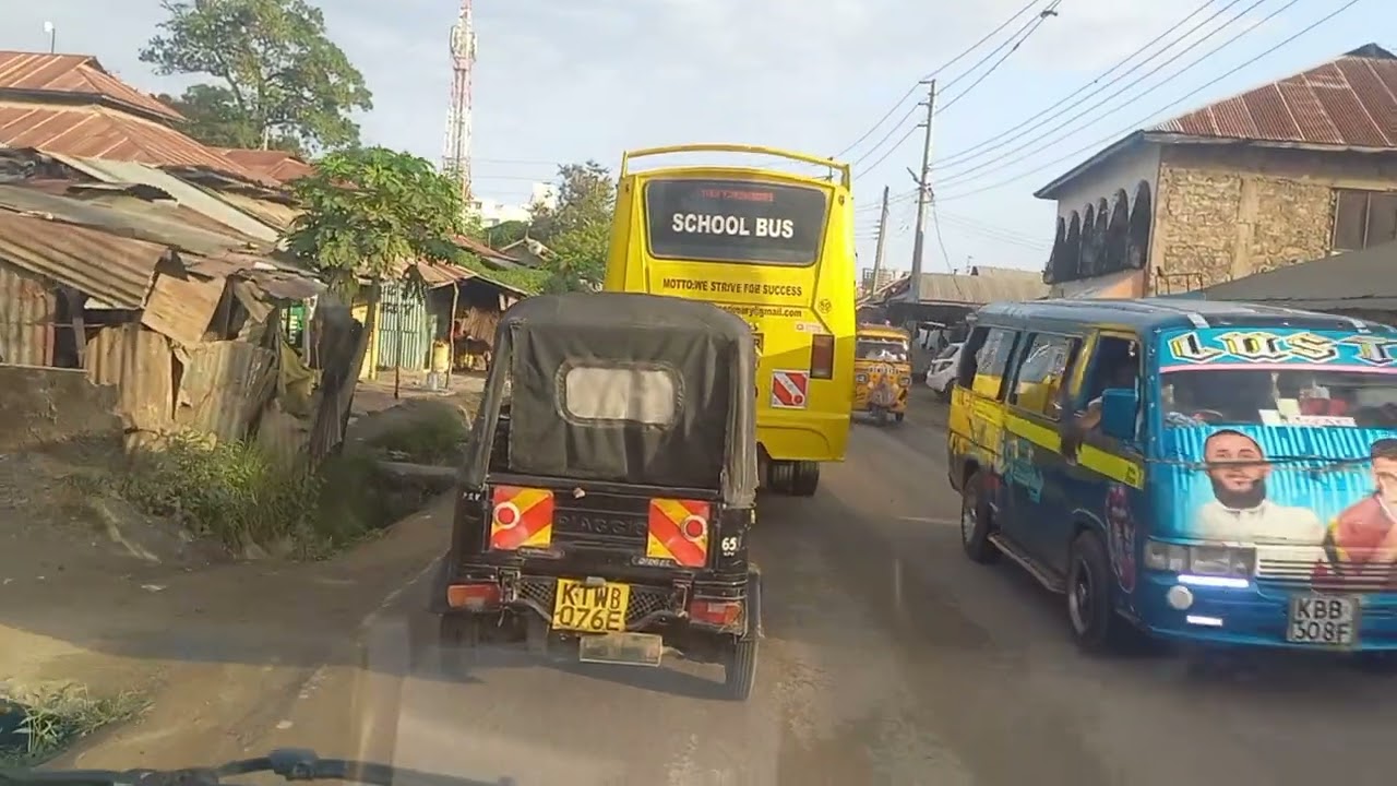 FromMombasa vikwatani to lights near bridge