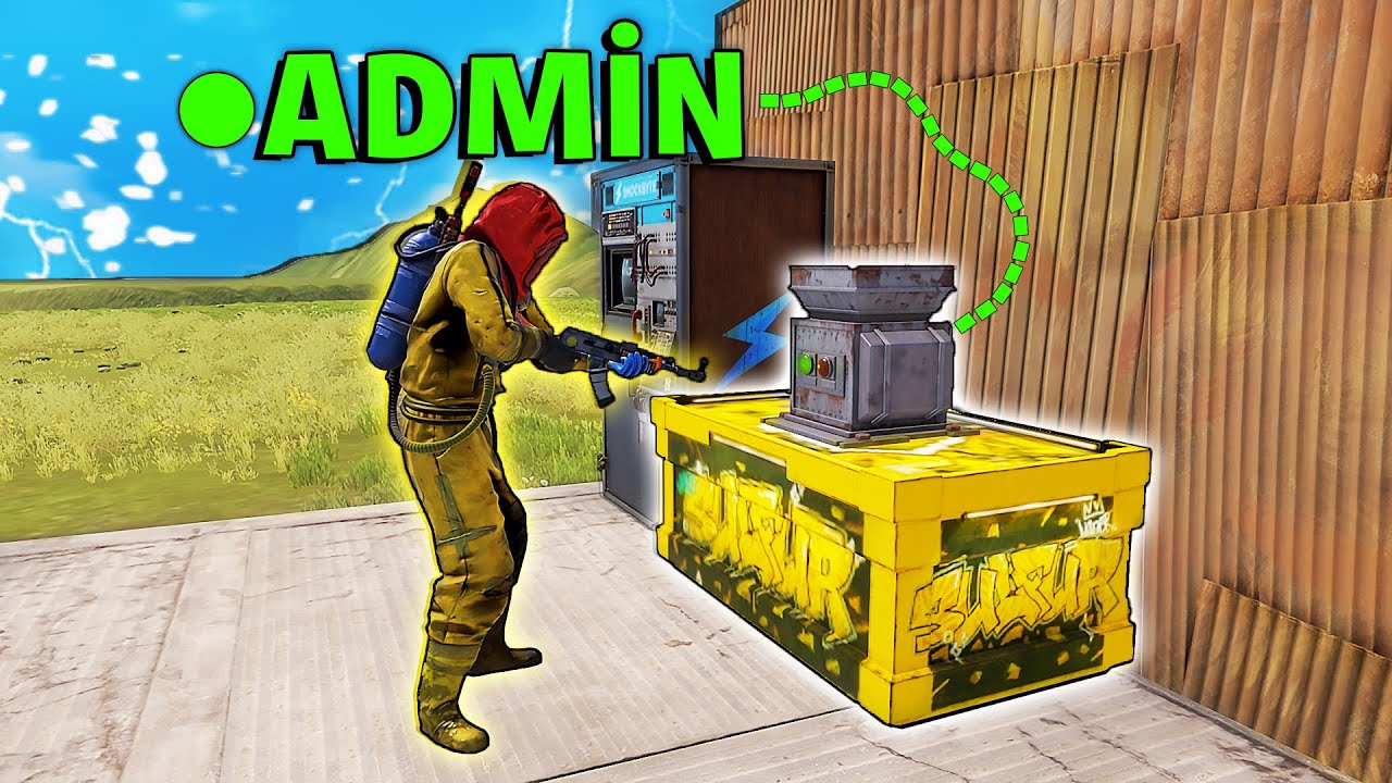 ADMİN OYUNCUNUN EVİNİ PATLATTIK ! (%0.01 İHTİMAL) Rust Türkçe Film