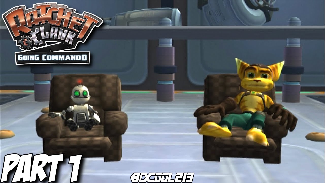 RATCHET & CLANK GOING COMMANDO GAMEPLAY WALKTHROUGH PART 1 PLANET ARANOS & OOZLA - PS2 LETS PLAY