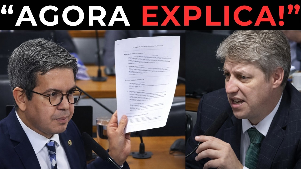 Randolfe desafia Van Hattem ao vivo e levanta uma pergunta que ninguém quis responder