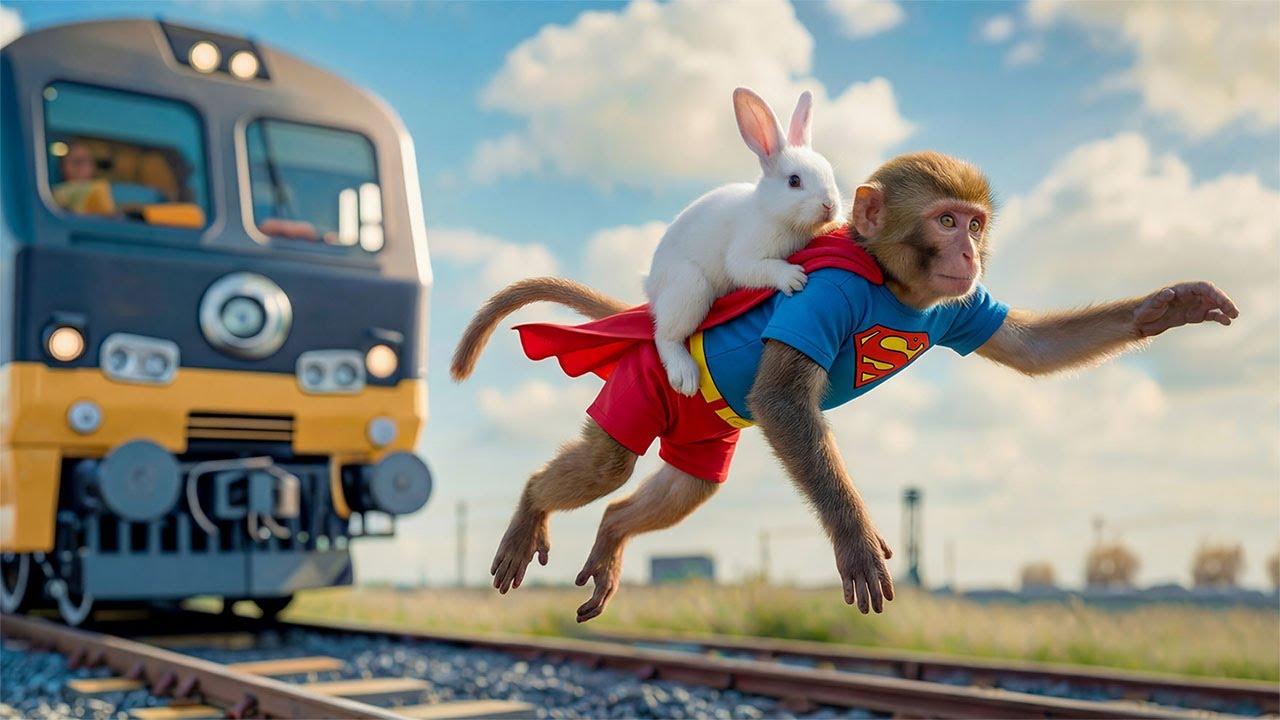 Hero Mono Appears at the Last Minute, Saving the Rabbit Right Before the Ship's Bow