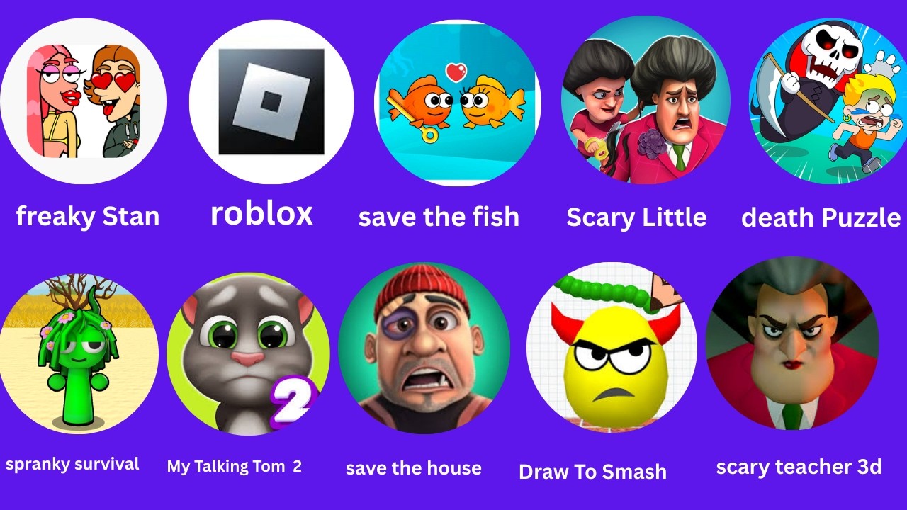 Freaky Stan fun games|Spranky Survival,Death Puzzle Save The fish |android games | Gameplay