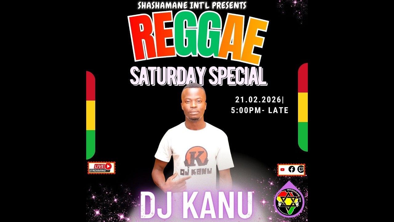 ROOTS REGGAE SENSATIONS VOL 1 LIVE WITH DJ KANU ON SHASHAMANE INT'L