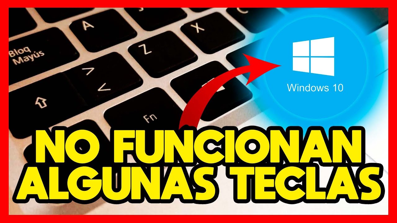 ✅NO FUNCIONAN ALGUNAS TECLAS DE MI LAPTOP